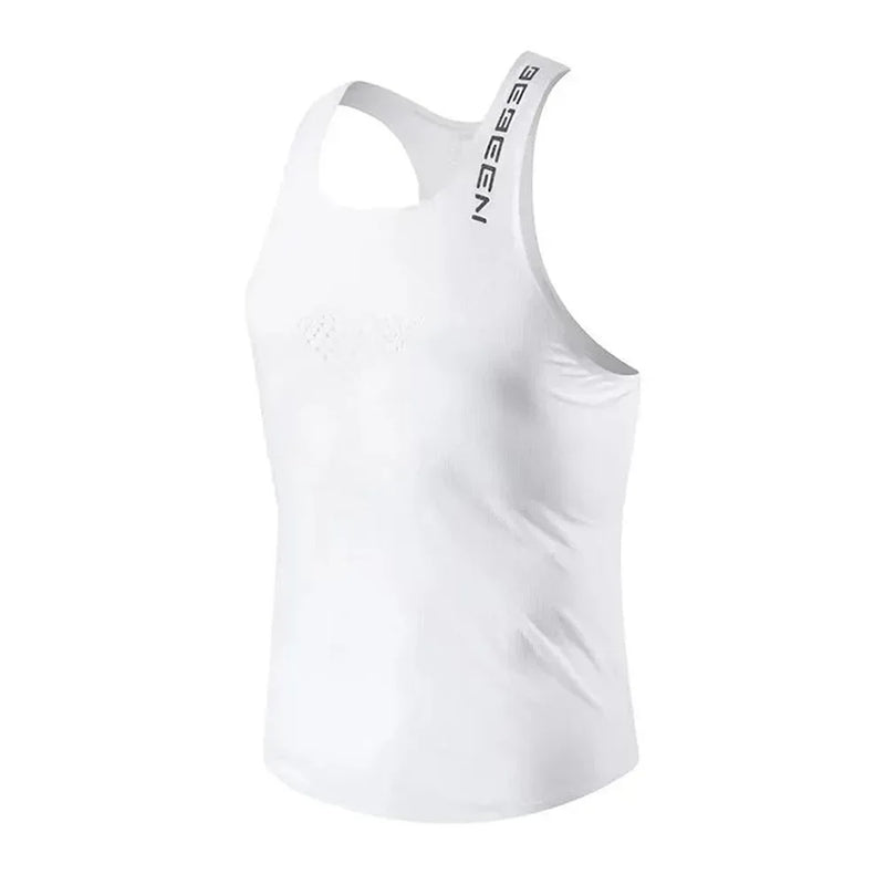 Regata Masculina de Malha Respirável – Top Esportivo Sem Manga, Leve, Secagem Rápida, Ajuste Slim