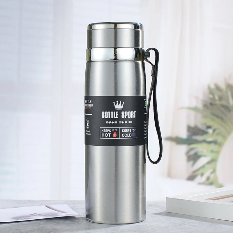 Garrafa Térmica 1000ml Inox – Isolamento a Vácuo para Café, Chá ou Água