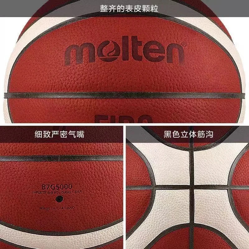 Bola de Basquete Molten BG5000 Tamanho 7 com Bolsa