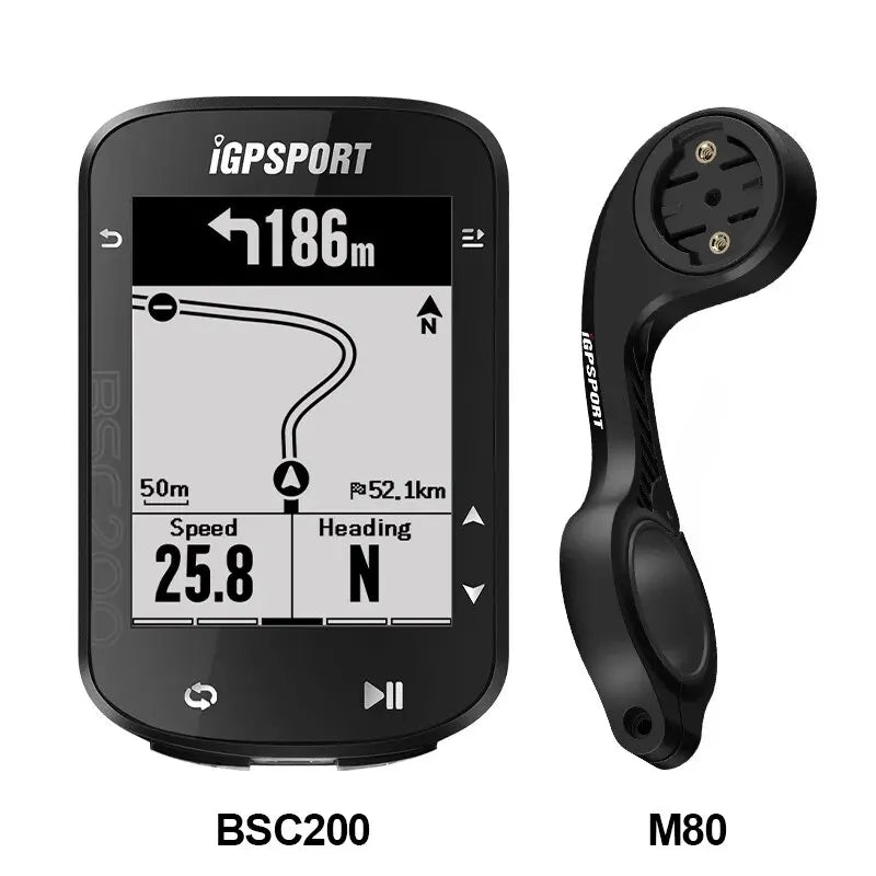 Ciclocomputador GPS iGPSPORT BSC200 – Rota, Velocidade e Conectividade Total na Palma da Sua Mão
