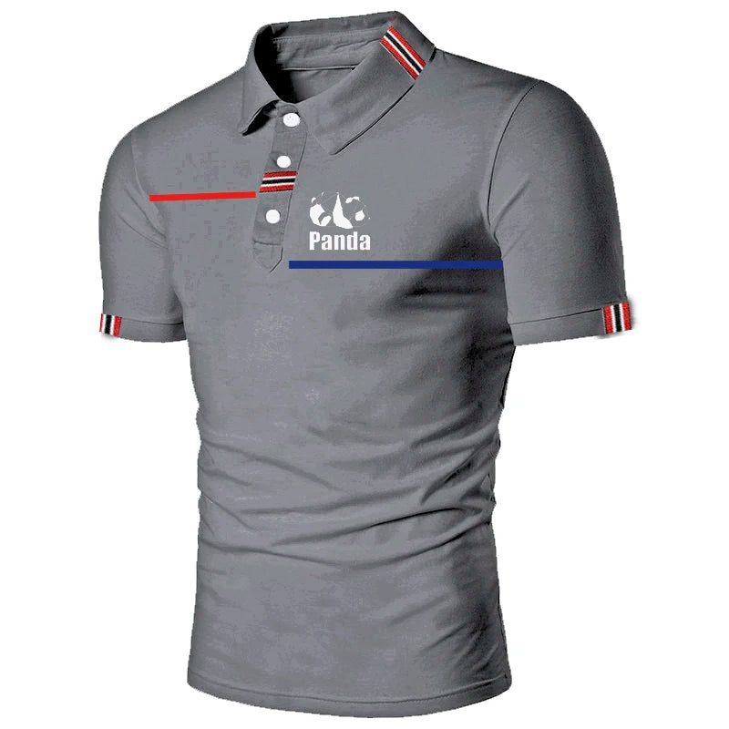 Camiseta Polo Masculina de Alta Qualidade – Camisa Casual de Manga Curta, Estilo Esportivo, T-Shirt com Gola, Solta e Fashion para o Verão