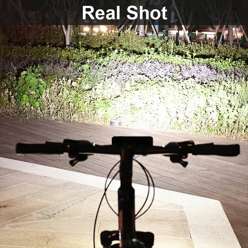 Farol de Bike Fivemi 5LEDs – Iluminação Extrema com 6000LM e Bateria de Longa Duração