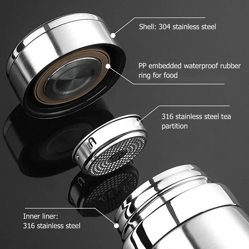 Garrafa Térmica 1000ml Inox – Isolamento a Vácuo para Café, Chá ou Água