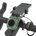 UPPEL 10 em 1: Farol de Bike com Suporte para Celular, Caixa de Som, Campainha e Power Bank – Tudo em um só equipamento