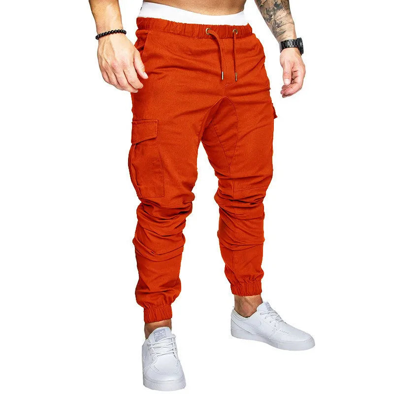 Calças Jogger Masculinas Casuais  | Streetwear com Bolsos Múltiplos